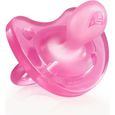 Chicco Physio Soft tout Silicone Rose 0-6m-0