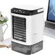 Mini climatiseur portable avec ventilateur silencieux à trois vitesses