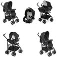 Chicco poussette combinee 3 en 1 trio sprint black