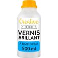 Vernis Peinture - Acrylique - 500 ml - Brillant - Laque Transparent et Incolore-0