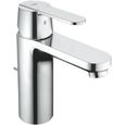 GROHE Robinet de salle de bains lavabo Get, tirette de vidage, bonde incluse, robinet mousseur économie d'eau, taille M, 23454000-0