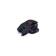 Madcatz RAT 4+ Noire - Souris gamer filaire personnalisable - 9 boutons - LED - 7200 DPI - Pixart PMW3330-0