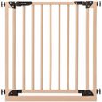 SAFETY 1ST Barrière de sécurité 73-80 cm Essential wooden gate, en bois, de 6 à 24 mois-0