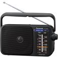 Radio portable PANASONIC RF-2400DEG-K - Syntoniseur numérique AM/FM/MW - Fonctionne sur secteur ou sur piles-0