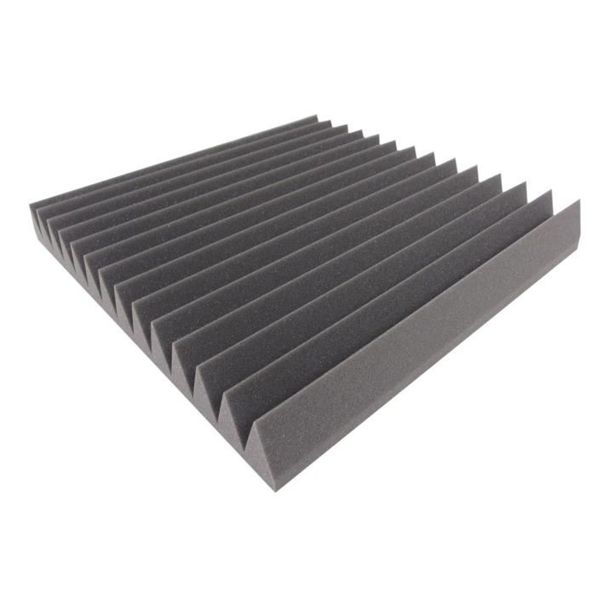 Panneau Isolation Acoustique Dibapur 100x50x4cm - Mousse à Picots Noir - Pour Studio/Bureau/Maison