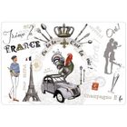 Set de table - WINKLER - France panorama - 30x45cm - Motifs assortis