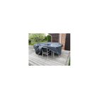 UBBINK Housse de protection ensemble de jardin avec table ronde et chaises - 205 x 90 cm