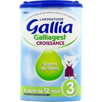 Gallia Galliagest Croissance Lait 3ème Âge 900g