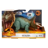 Mattel Figurka Jurassic World Dinozaur Dziki ryk Triceratops - 0194735034000