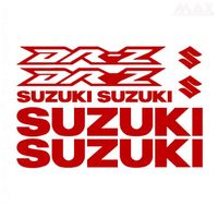 8 sticker DRZ – ROUGE FONCE – sticker SUZUKI DRZ  - SUZ414