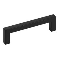 SOTECH 10 pièces Poignées de meubles E8 Entraxe 96 mm en acier inoxydable noir mat