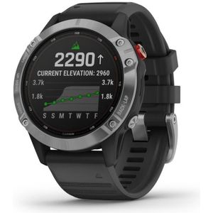 Montre connectée sport GARMIN Fenix 6 Solar - Montre connectée - Silver a