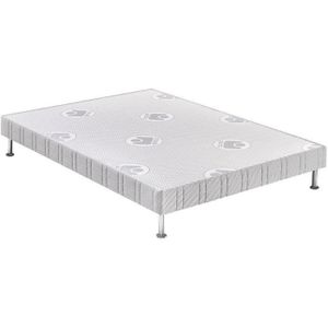 Epeda Sommier Tapissier Pieds En Bois Massif 160 X 200 Cm 13 Lattes Passives Confort Ferme Achat Vente Sommier Cdiscount