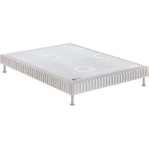 Sommier Bultex Tapissier Gris Confort Ferme 90x190 Achat Vente Sommier Soldes Des Le 15 Juillet Cdiscount