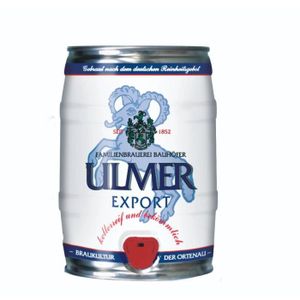 BIERE Ulmer Export Keg 5,0 litres de 5,4 % Vol.