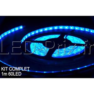 60 leds ECLAIRAGE MAQUETTE 1m bande led bleu