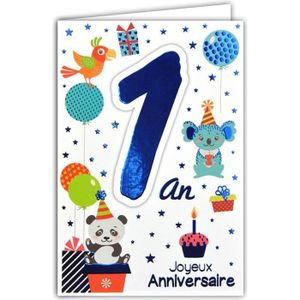 Ballon Anniversaire 1 An Garcon Cdiscount