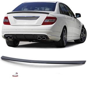 KIT CARROSSERIE SPOILER BECQUET COFFRE NOIR BRILLANT LOOK AMG POUR