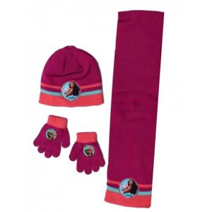 ECHARPE - FOULARD Bonnet avec écharpe et gants Vaiana Disney violet 