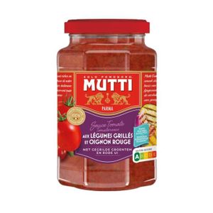 SAUCE PÂTE ET RIZ Mutti - Sauce tomates et légumes - Bocal 400g