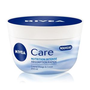 HYDRATANT CORPS NIVEA Crème corps et visage nourrissante Care 200 