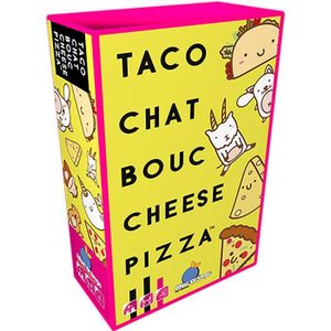 CARTES DE JEU Jeu de cartes - BLUE ORANGE - Taco Chat Bouc Cheese Pizza - Enfant - Mixte - Jaune - 10 min