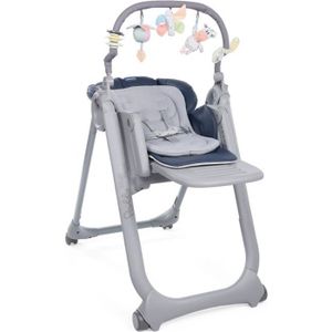 LIFEZEAL 3 en 1 Chaise Haute Bébé Pliante Convertible, 8 Hauteurs  Réglables, Balancelle Bebe Évolutive Musicale, Dossier Inclinable 5  Positions, Siège Rehausseur Enfant 0-36mois, Charge 15kg (Gris) :  : Bébé et Puériculture