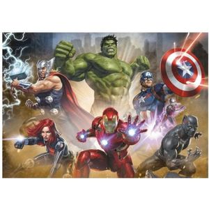 PUZZLE Puzzle Adulte Avengers Hulk Iron Man Captain Ameri