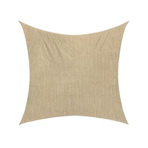 VOILE D'OMBRAGE Voile d'ombrage carrée, tissu respirant - sable, 360x360 cm
