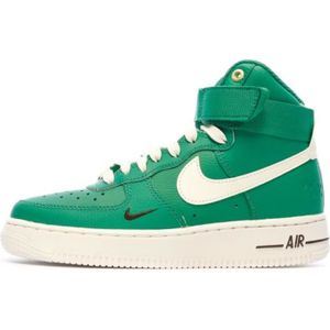 BASKET Baskets Femme Nike Air Force 1 Hi - Vert - Tige en