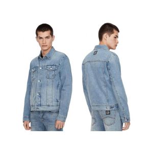 Armani veste jean bleu homme Cdiscount