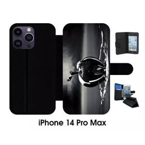 HOUSSE - ÉTUI Etui à rabat iphone 14 pro max - apple black - sim
