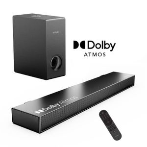 BARRE DE SON Barre de son ULTIMEA  Dolby Atmos avec Bass Boost et 3D Surround pour Home Cinéma - HDMI eARC - Bluetooth