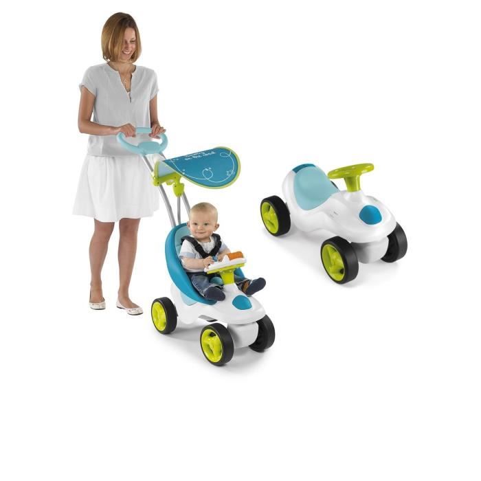 Porteur enfant voiture enfant 1-3 ans coffre klaxon 70L x 28,5l x 37H cm  blanc 70x28x37cm Blanc - Cdiscount Jeux - Jouets