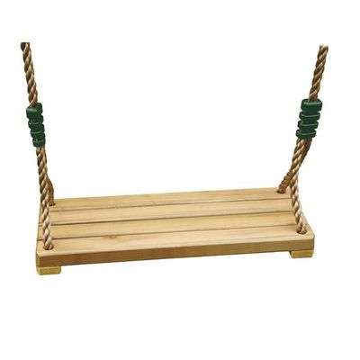 VidaXL Balançoire Extérieure Enfant – Siège Jaune, Corde Réglable, Capacité 50 Kg, Dès 3-10 Ans