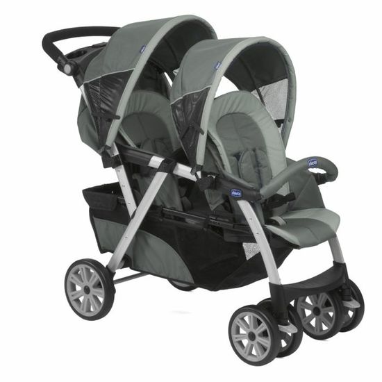 Poussette double on sale chicco together graphite