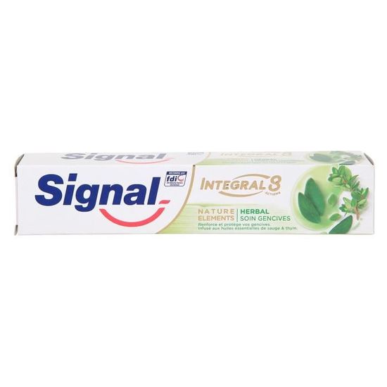 Signal Dentifrice Antibactérien Nature Elements Herbal Soin Gencives