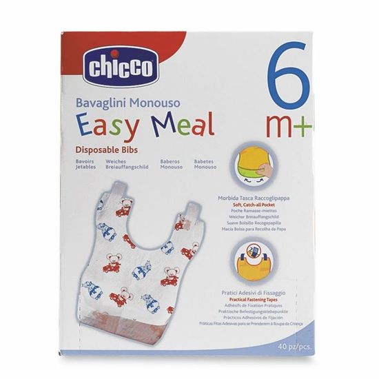 Bavoirs Jetables Enfants - Lot De 40, Imperméables, Pratiques Pour Repas, Voyage Ou Crèche