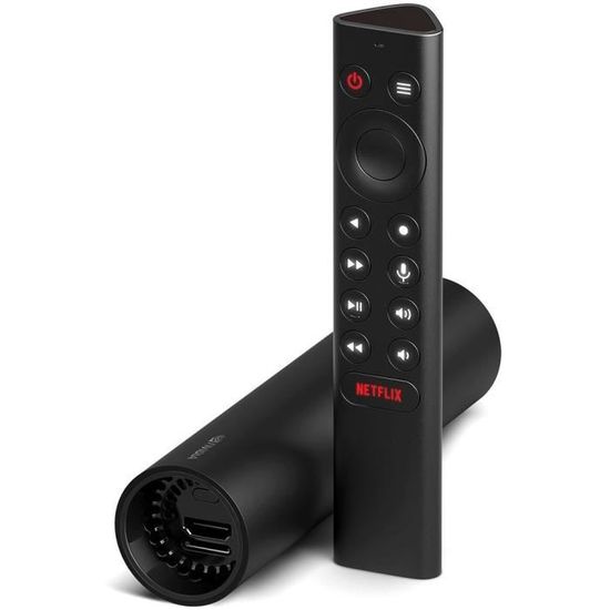 Passerelle multimédia NVIDIA SHIELD TV 2019 - Noir - Télécommande avec microphone - 945-13430-2505-000