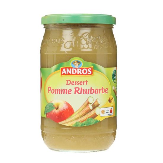 ANDROS Compote Pomme Rhubarbe Bocal 750g Cdiscount Au quotidien