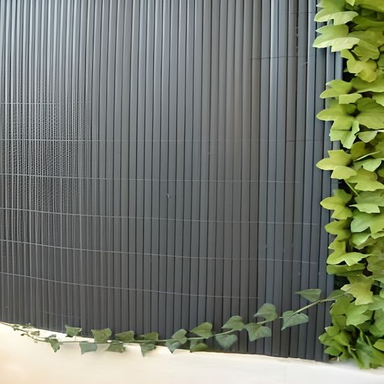 canisse pvc gris anthracite 1mx3m cdiscount jardin