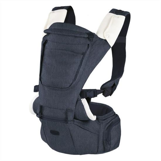 Porte-bébé Hip Seat Denim - CHICCO - Ergonomique - Mixte - Naissance à 15 kg