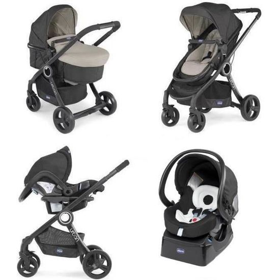 CHICCO Poussette combinee Pack Urban Plus Des la naissance Jusqu a 15kg Dune Cdiscount Puericulture Eveil bebe