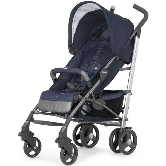 CHICCO Poussette Canne LITEWAY Edition Limitée Denim