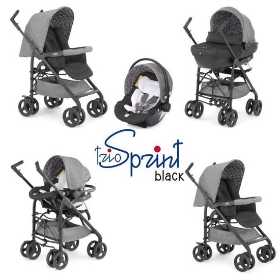 Poussette trio clearance sprint chicco
