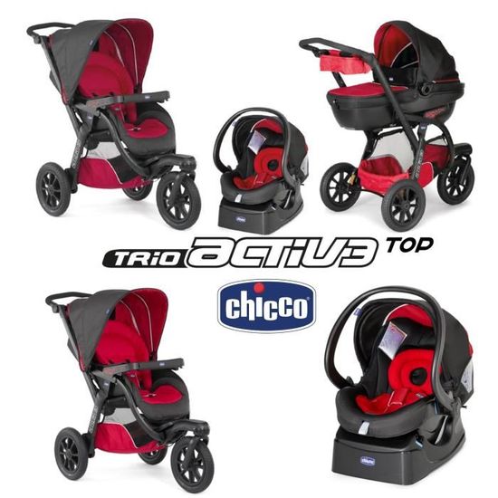 Poussette trio activ3 top race hotsell
