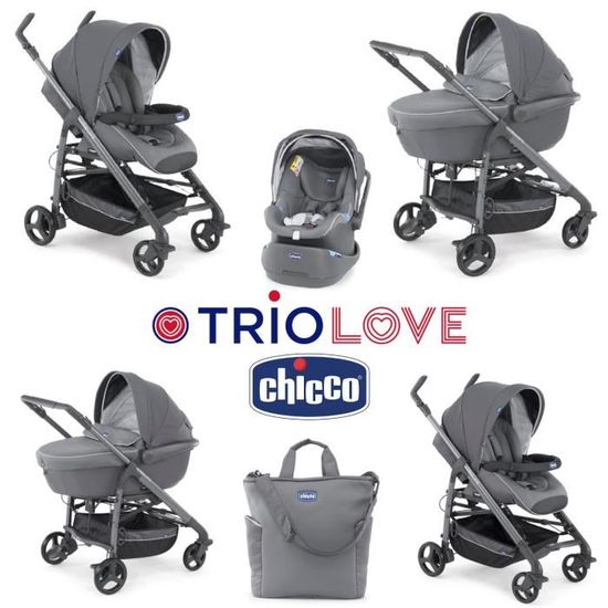 poussette chicco trio love prix