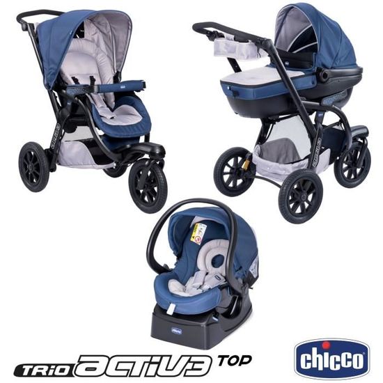 POUSSETTE TRIO ACTIV3 TOP CHICCO RACE 