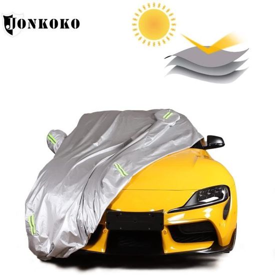 Housse De Voiture Imperméable Pour Nissan Juke - Protection UV, Pluie, Toutes Saisons - 190T-PU, Fermeture Éclair, Bords Réfléchissants