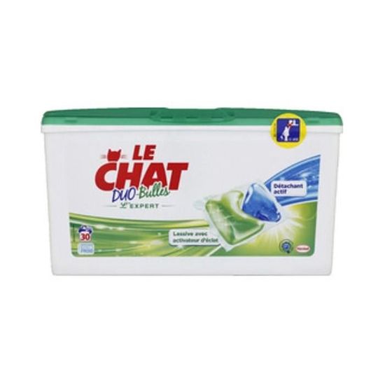 Le Chat Duo Bulles Expert Détachant 30 Capsules Achat